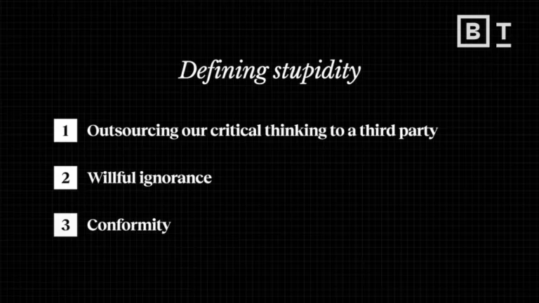 Bonhoeffer’s three elements of stupidity